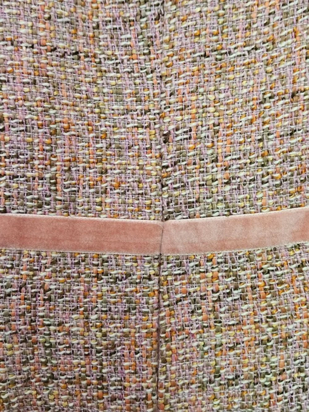 Gap Pink Tweed Bow Sheath Dress Preppy Classic Size 2 - Picture 5 of 9